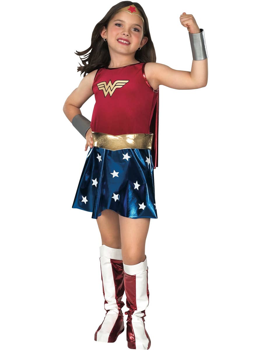 Girl's Wonder Woman Costume Front View