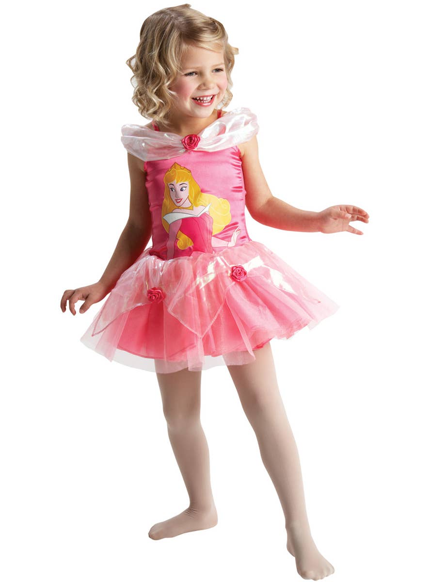 Disney Princess Sleeping Beauty Girl's Infant Toddler Aurora Fancy Dress Costume Main Image