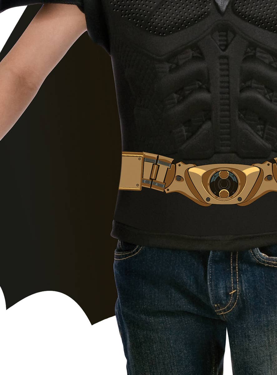 Boy's Dark Knight Batman Superhero Dress Up Front - Close Image 3
