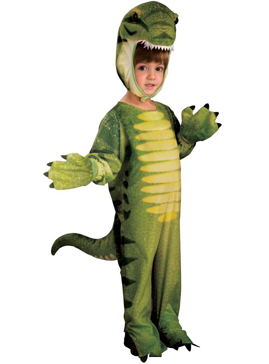 Boy's Dino-Mite Dinosaur Jurassic Animal Fancy Dress Costume Main Image