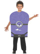 Boy's Evil Minion Purple Movie Character Costume Front View