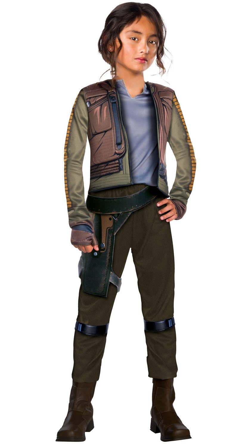 Star Wars Girls Jyn Erso Fancy Dress Costume Image 1