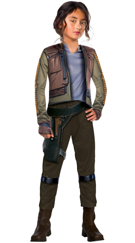 Star Wars Girls Jyn Erso Fancy Dress Costume Image 1