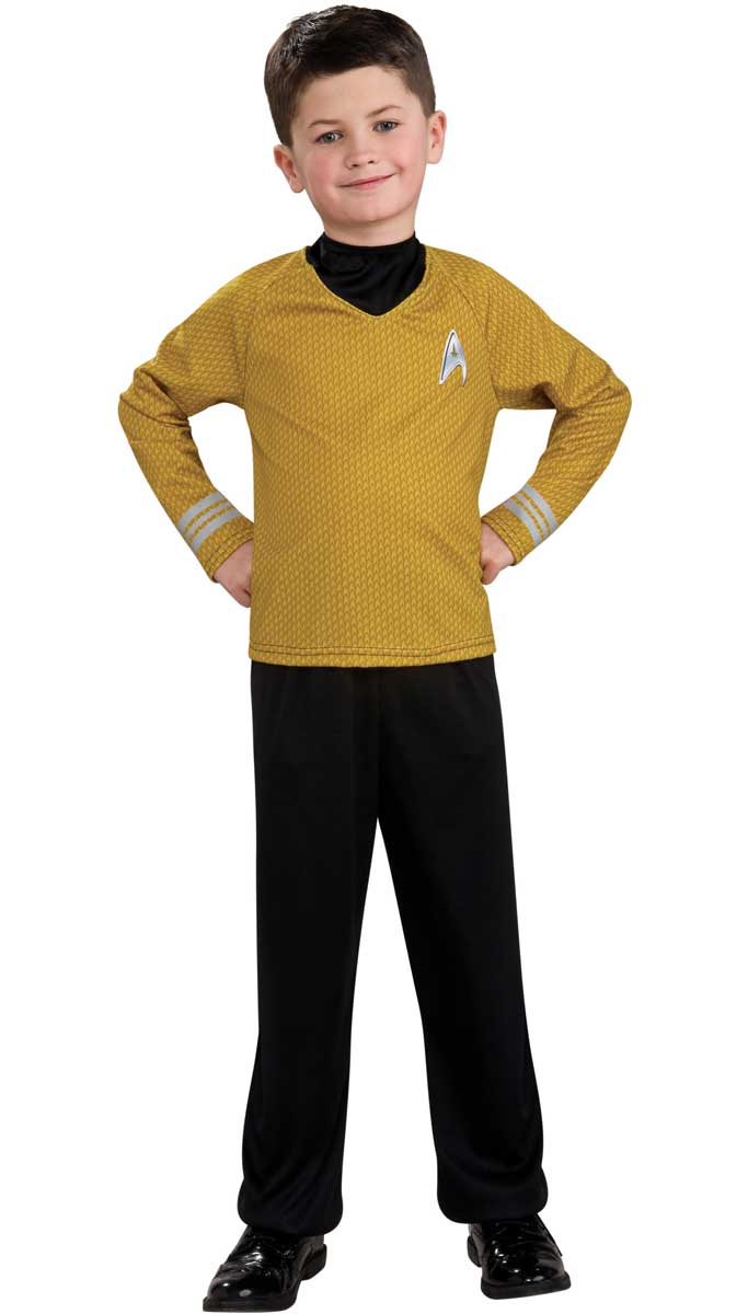 Boys Captain Kirk Commander Fancy Dress Costume