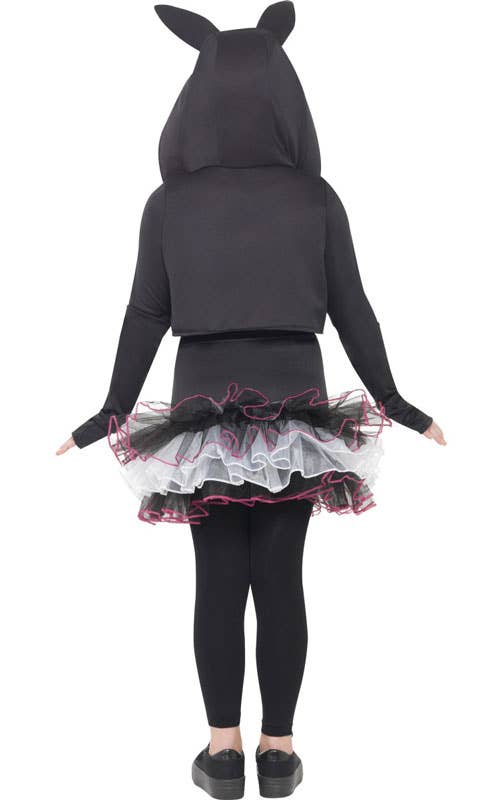 Girl's Skeleton Rabbit Animal Halloween Tutu Costume Back