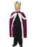 Boy's Royal King Medieval Burgundy Costume Front Image