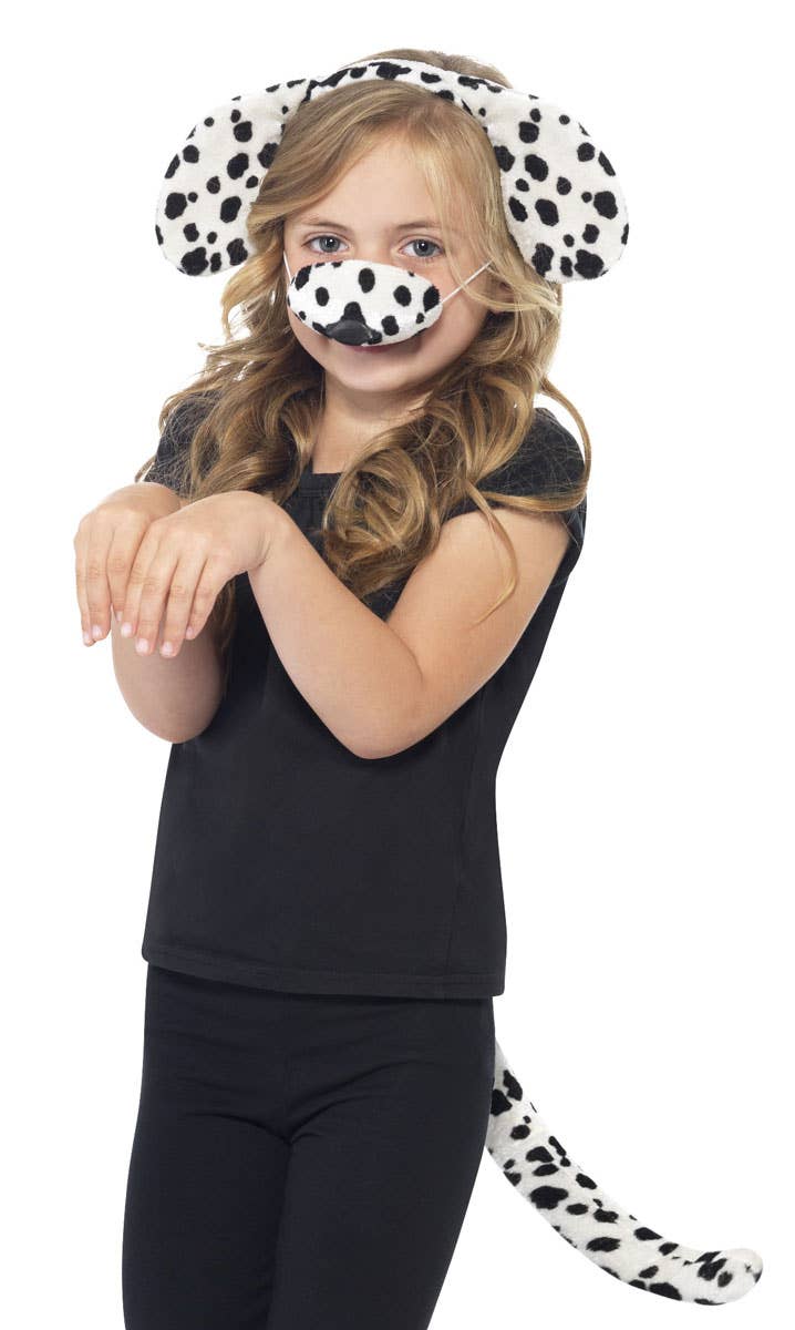 Children's 101 Dalmatian Dog Ears Costume Accessory Kit