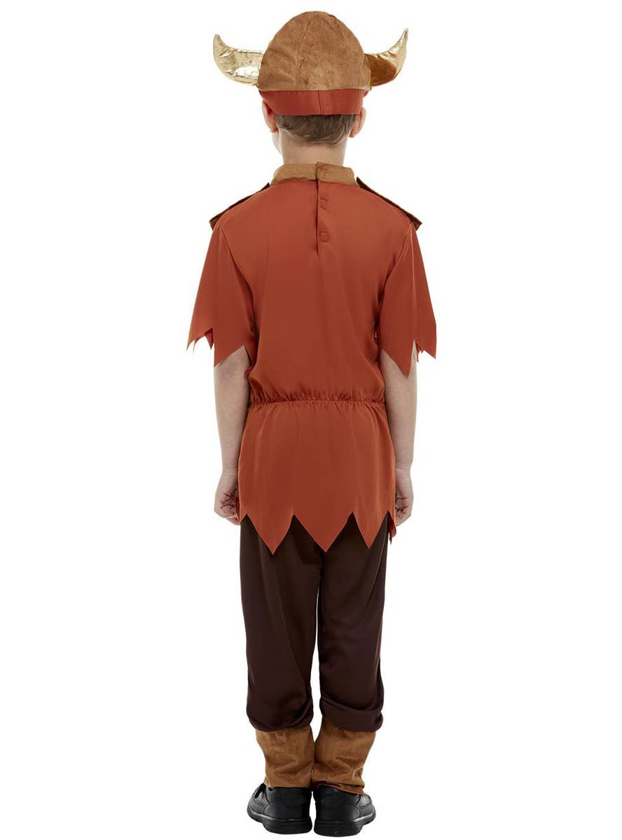 Viking Fighter Kid's Barbarian Book Week Fancy Dress Back