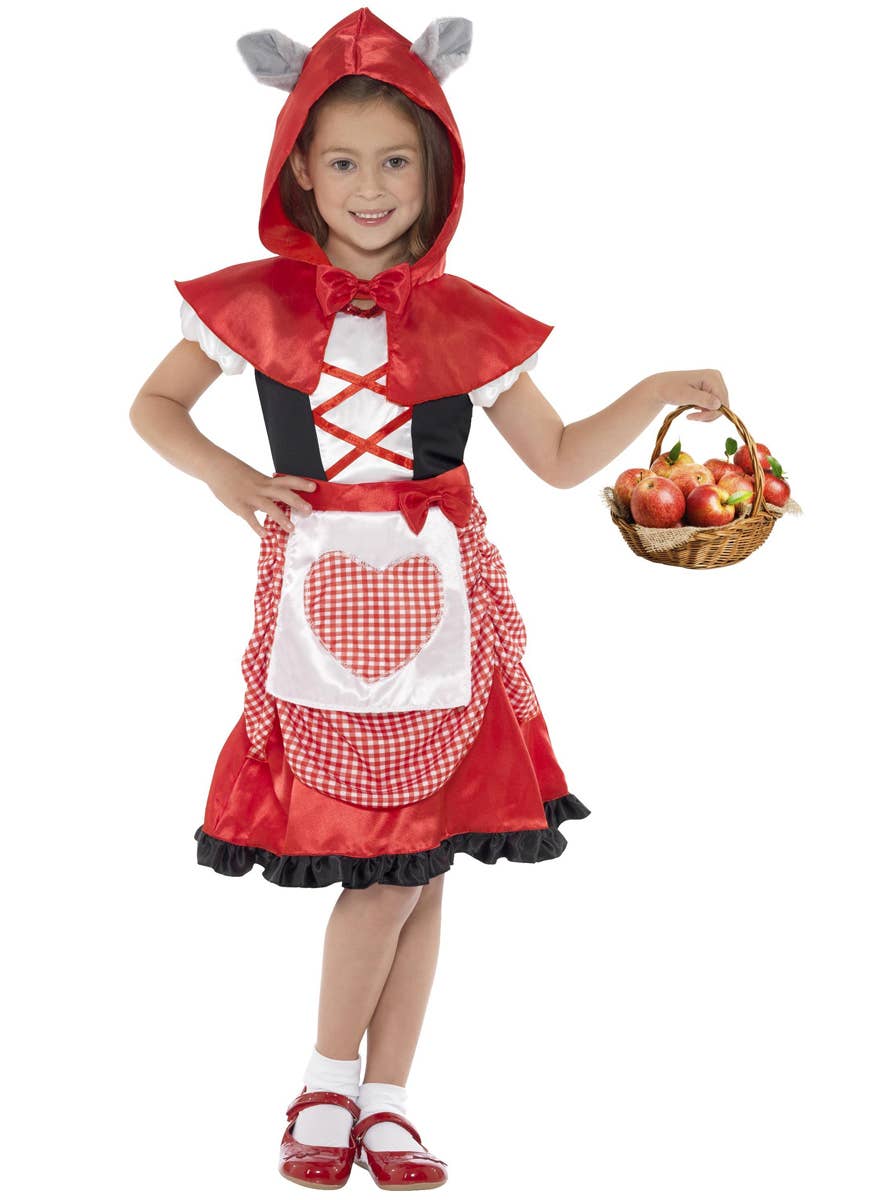 Girl's Red Riding Hood Fairytale Costume Main View