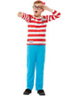 Boys Deluxe Wheres Wally Dress Up Costume - Front Image