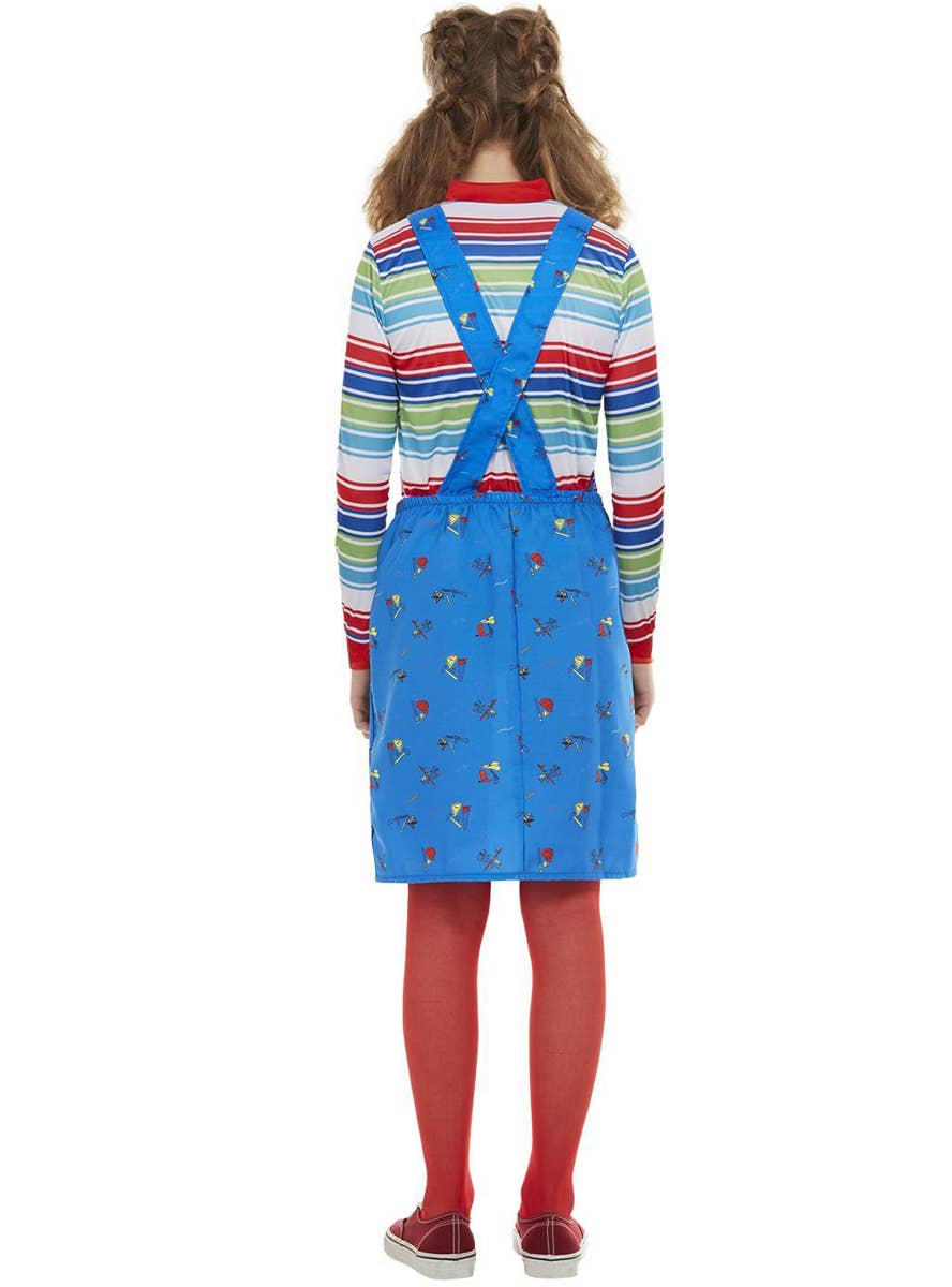 Teen Girls Chucky Halloween Costume - Back Image