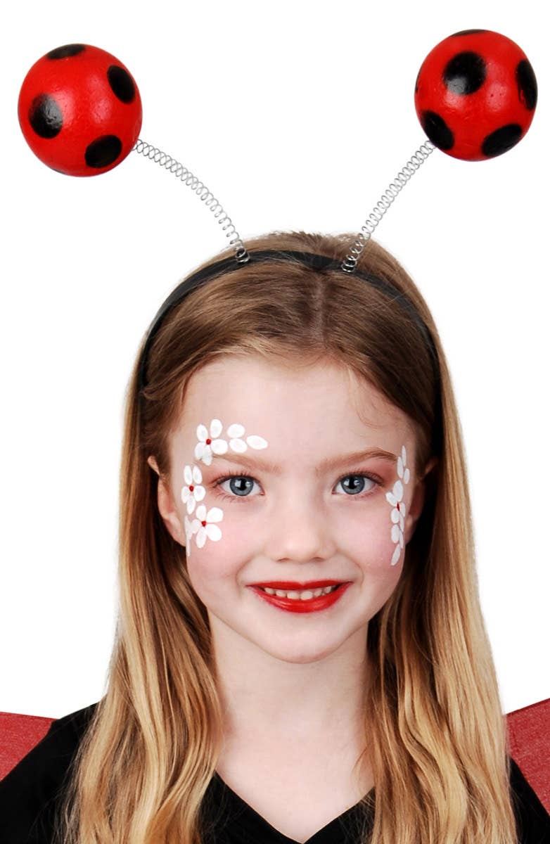 Kid's Lady Bug Head Bopper Antennae Accessory Alternate Image