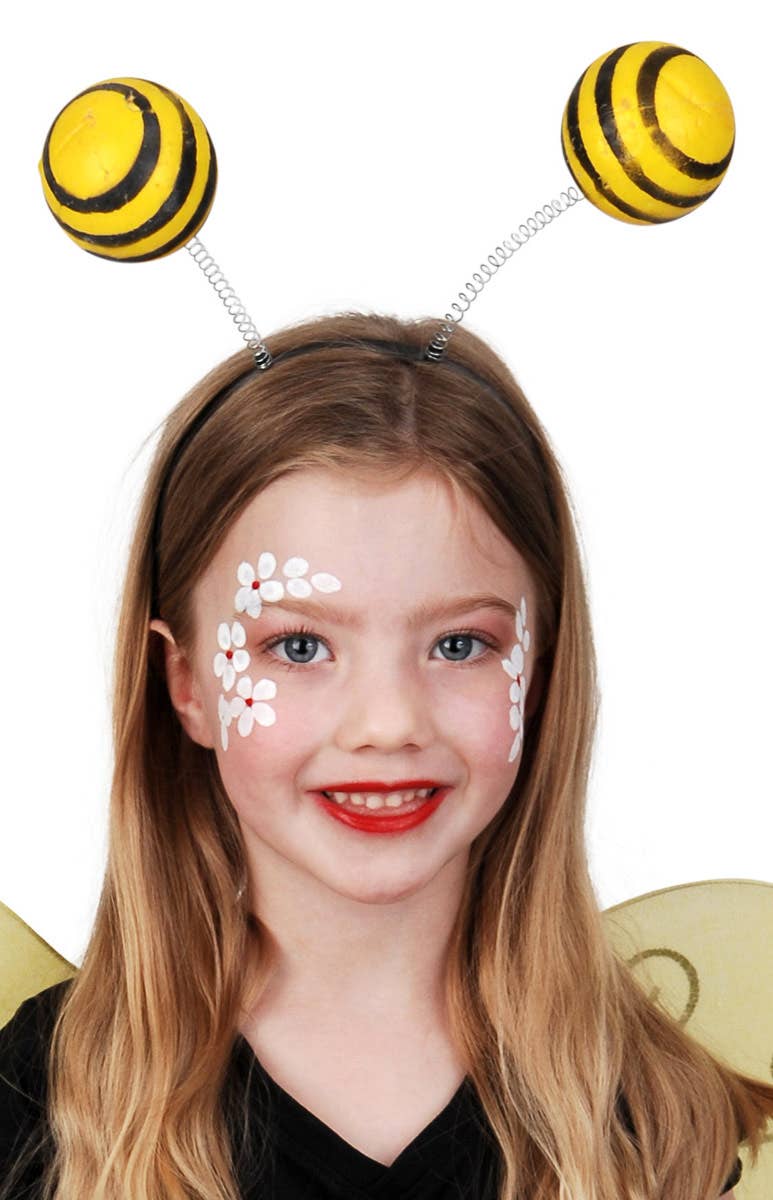 Kid's Bee Head Bopper Antennae Accessory Alternate Image