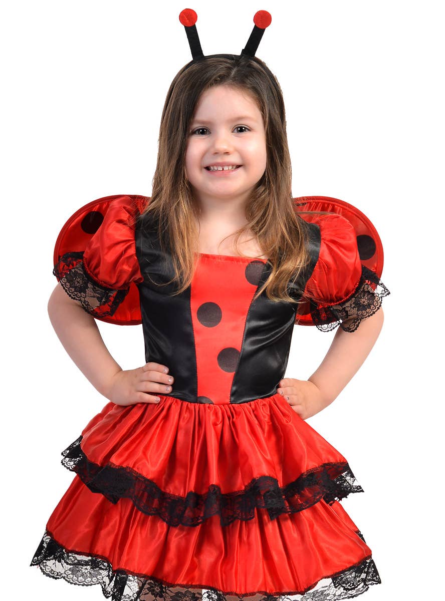 Polka Dot Ladybug Girls Costume Girls Animal Fancy Dress Costume