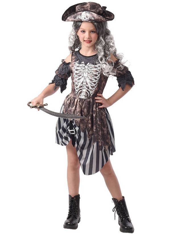 Girls Zombie Pirate Halloween Costume