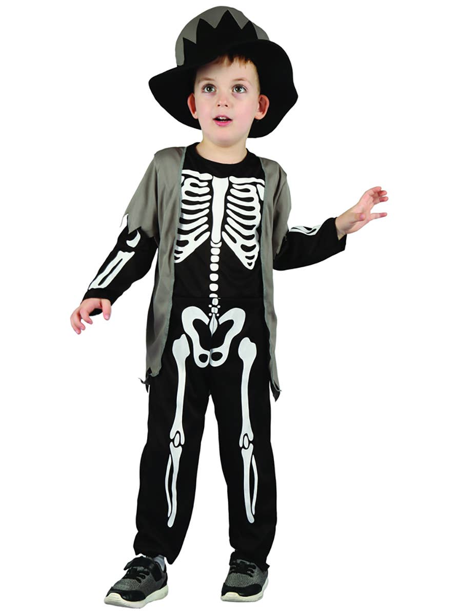 Skeleton Print Halloween Costume for Toddlers