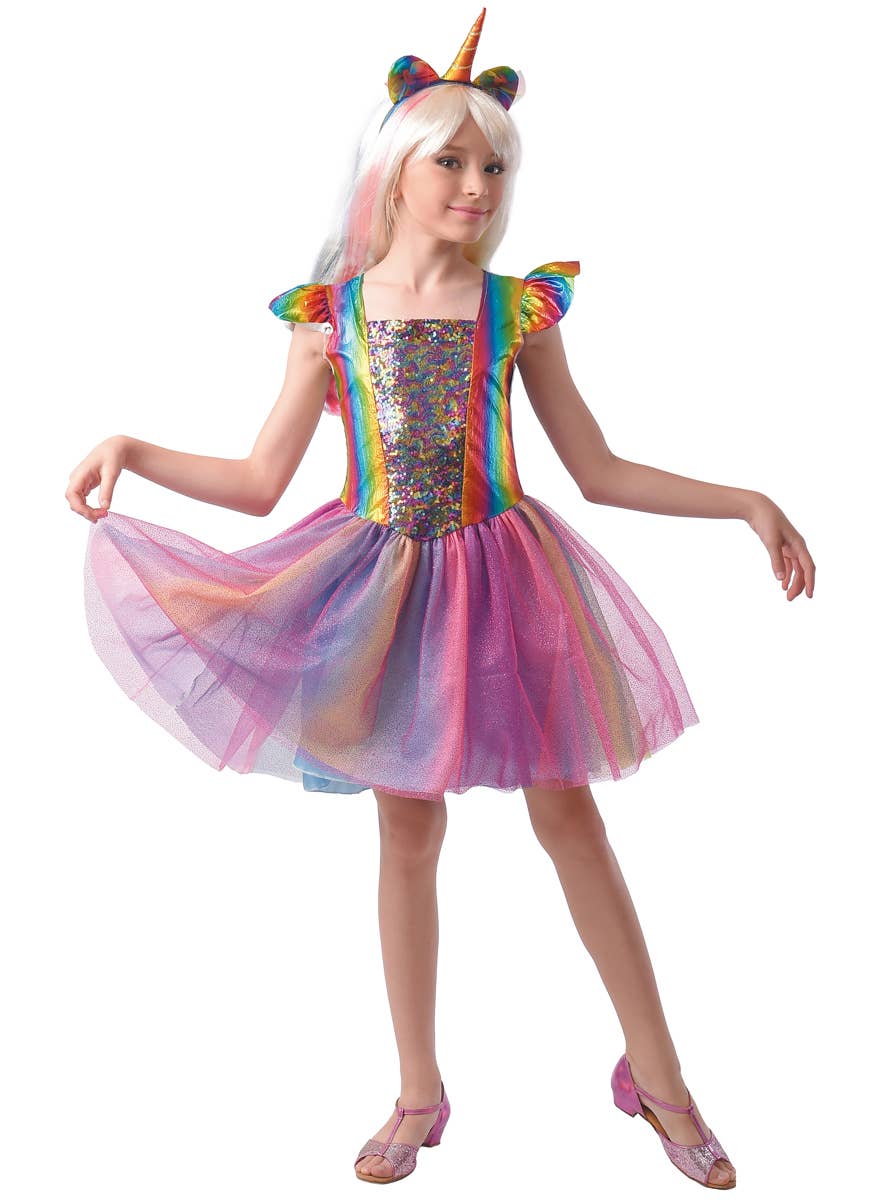 Glitter Unicorn Costume for Girls