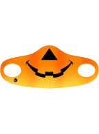 Children's Orange Pumpkin Printed Fabric Face Mask
