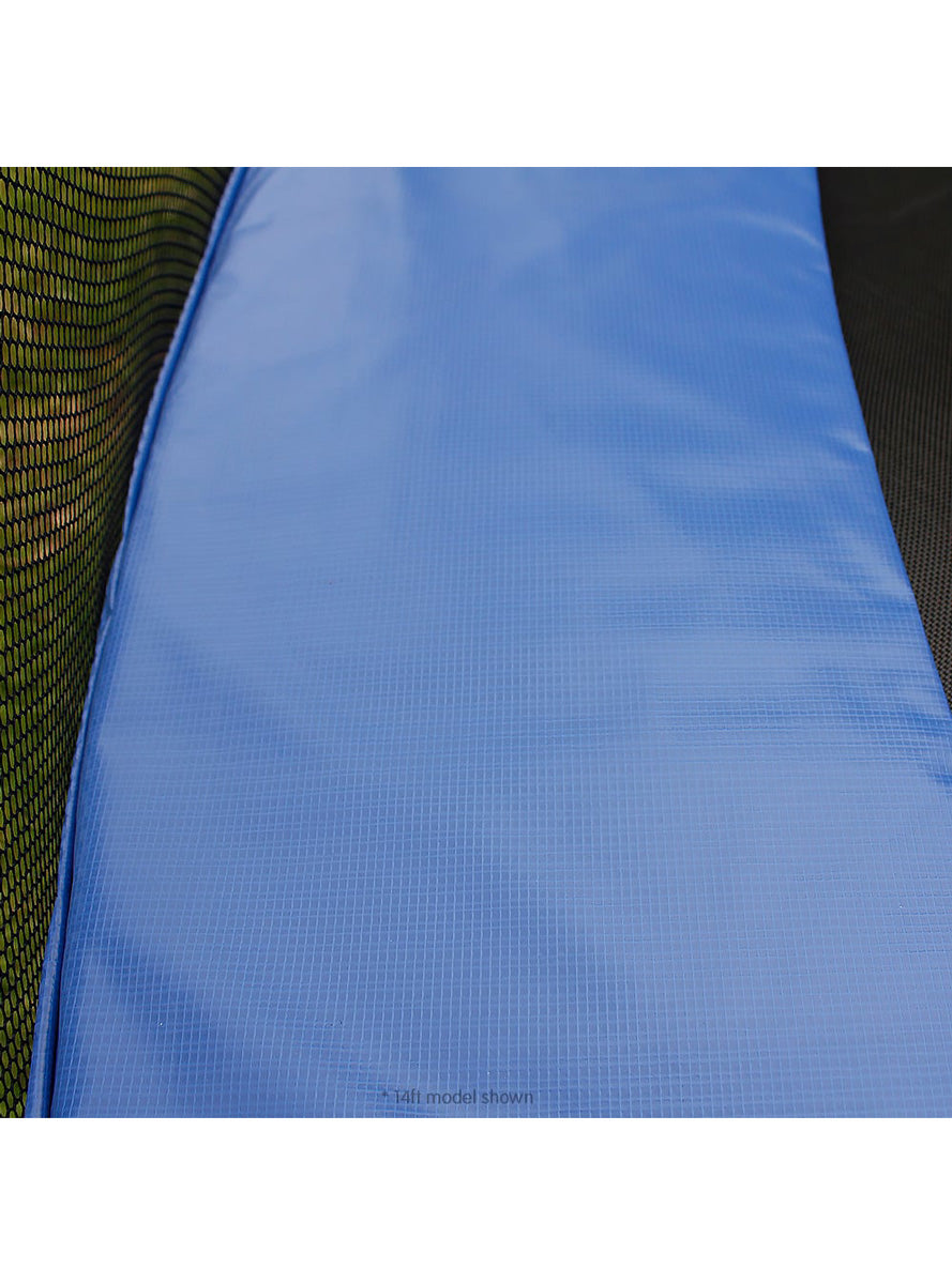 Kahuna 10ft Round Trampoline with Blue Padding and Safety Net Padding Image