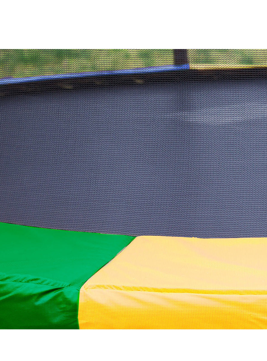 Kahuna 12ft Round Trampoline with Rainbow Padding Safety Net Basketball Alternate Image 4