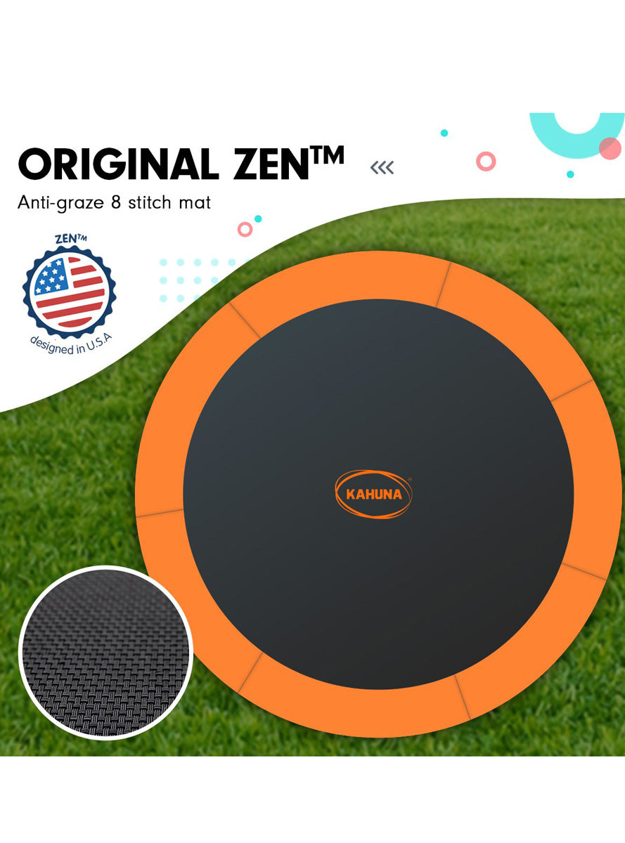 14 Foot Round Trampoline With Basketball Hoop And Safety Net - Info Image 1