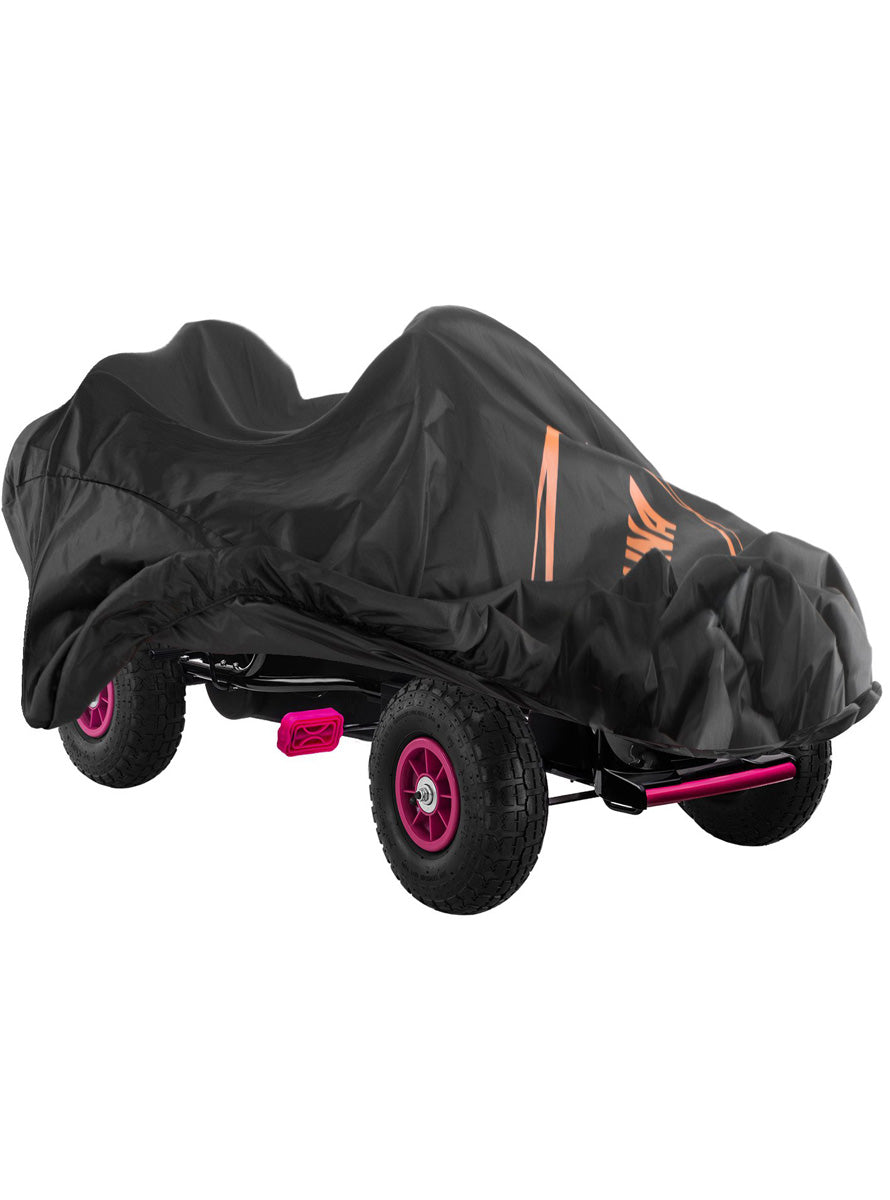 Kids Ride On Pedal Go Kart Kahuna G18 Rose Pink - Alternate Image