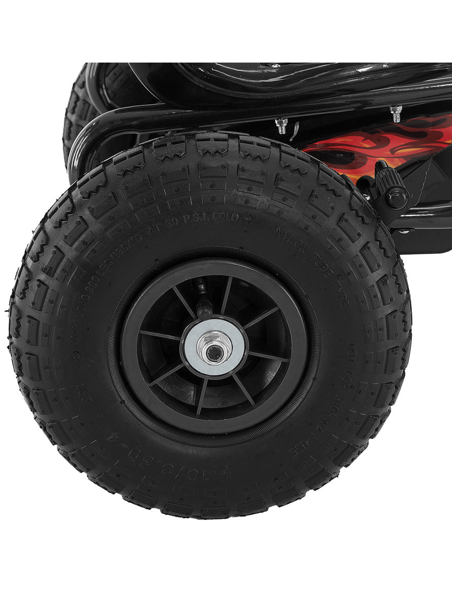 Kahuna Black G95 Pedal Powered Ride On Go Kart - Close Image 2