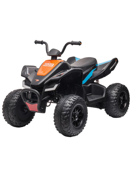 Kids Electric Ride On Quad Bike Kahuna McLaren MCL35 Black - Main Image