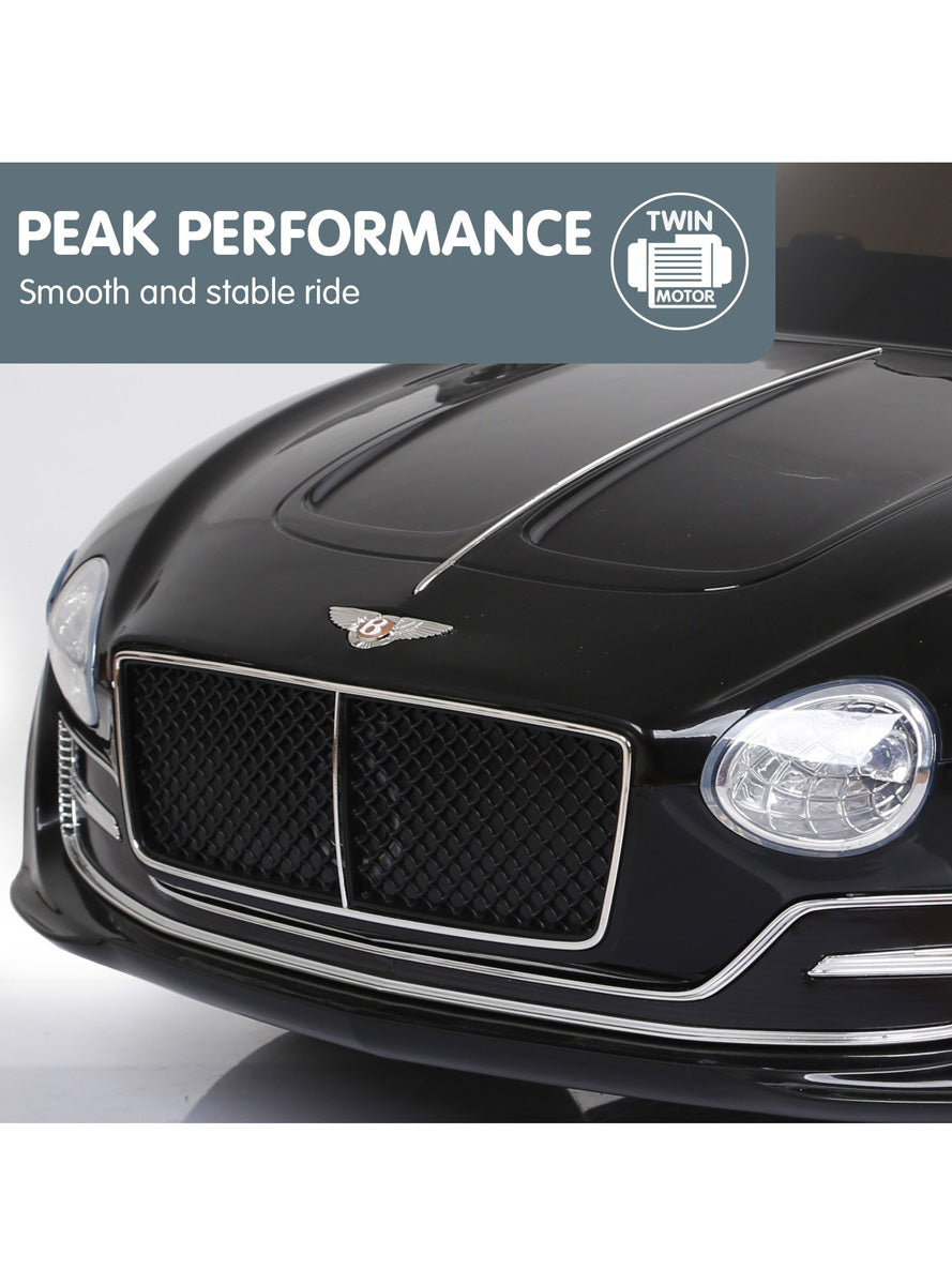Kahuna Black Bentley EXP 12 Licensed Speed Kids Electric Ride On Car - Info Image 6