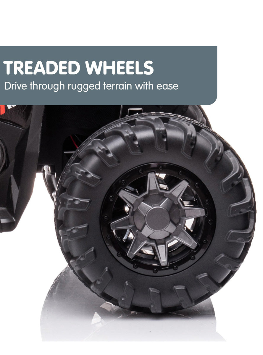 Kahuna Black GTS99 Kids Electric Ride On Quad Bike - Info Image 6