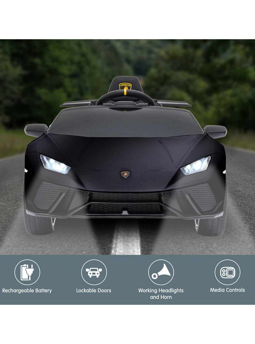 Kahuna Black Lamborghini Performante Kids Electric Ride On Car - Info Image 1