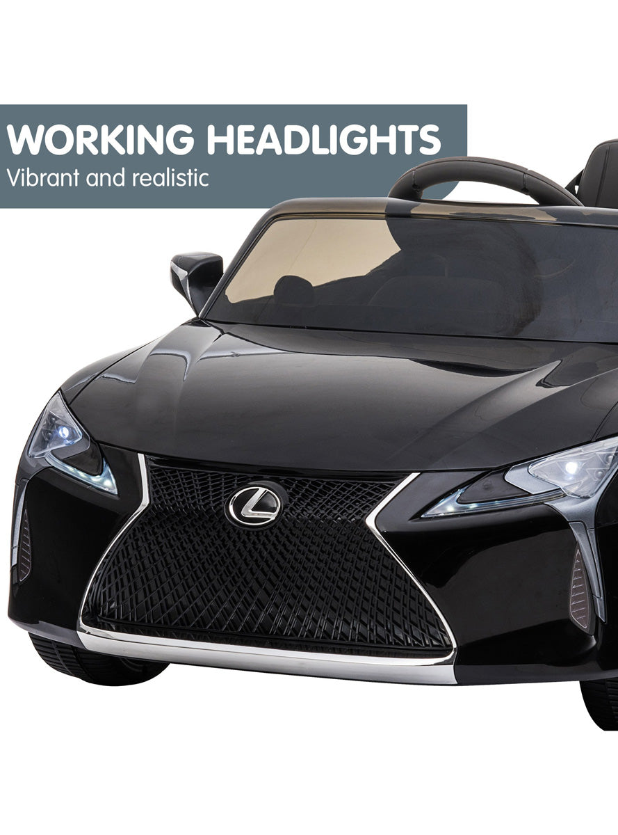 Kids Electric Ride On Car Kahuna Lexus LC 500 Licensed Black - Info Image 3
