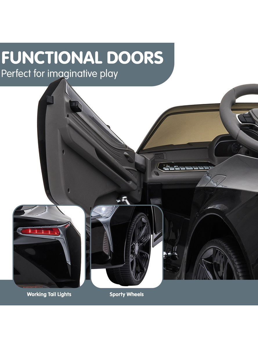 Kids Electric Ride On Car Kahuna Lexus LC 500 Licensed Black - Info Image 5