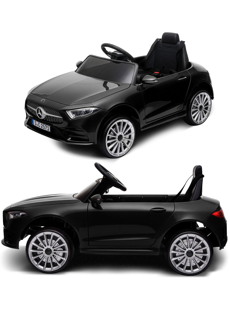 Kids Electric Ride On Car Kahuna Mercedes Benz CLS 350 Black Remote Controlled - Side Image