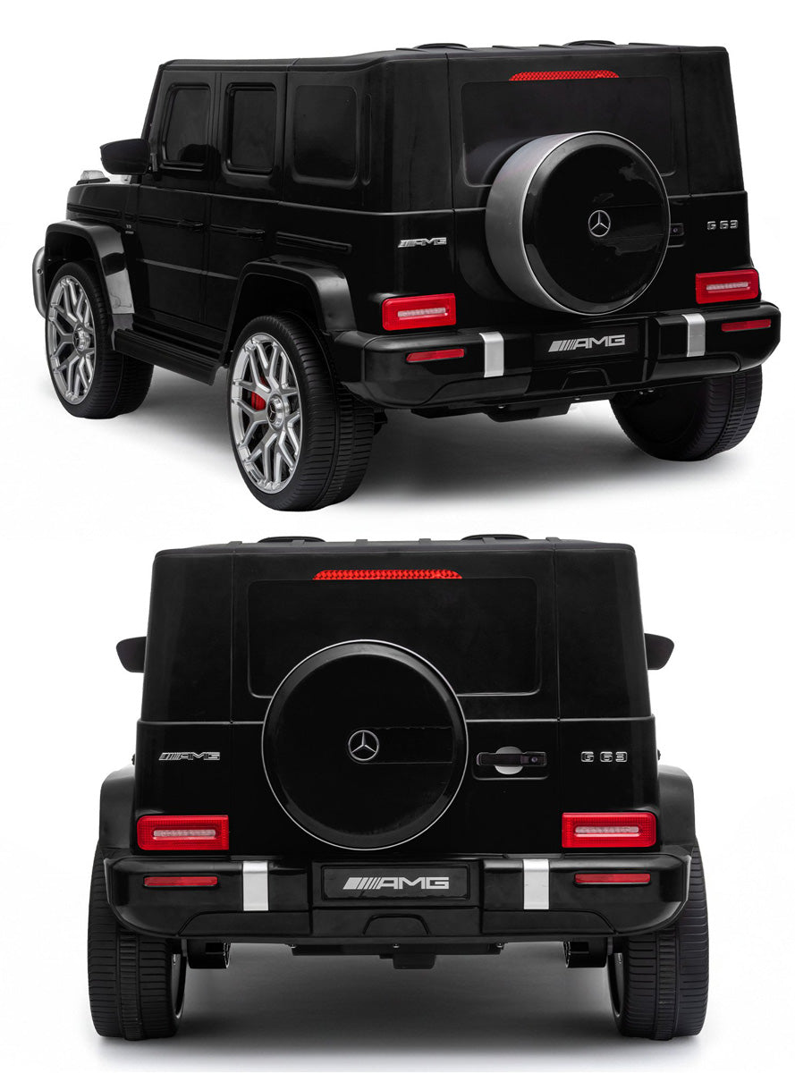 Kahuna Black Mercedes Benz AMG G63 Kids Electric Ride On Car - Back Image