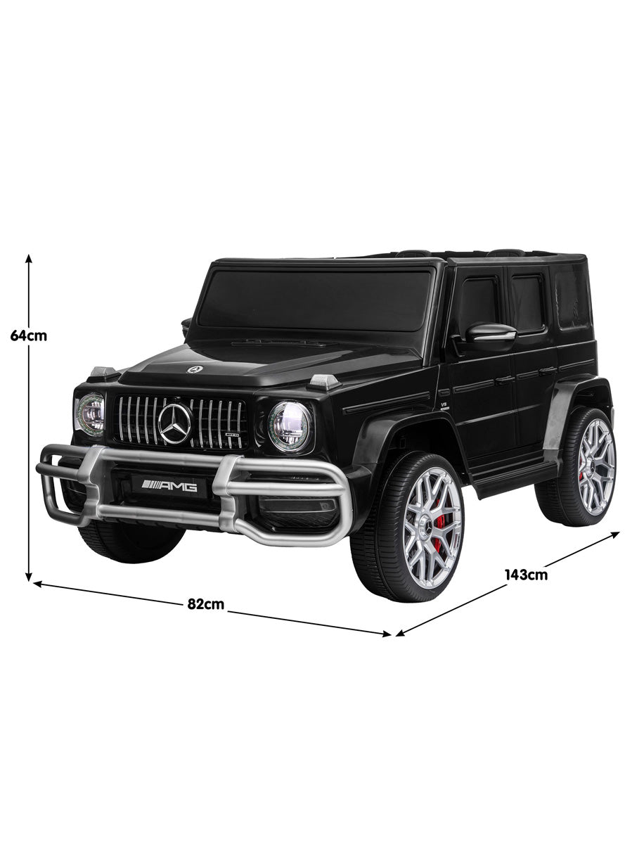 Kahuna Black Mercedes Benz AMG G63 Kids Electric Ride On Car - Dimensions Image
