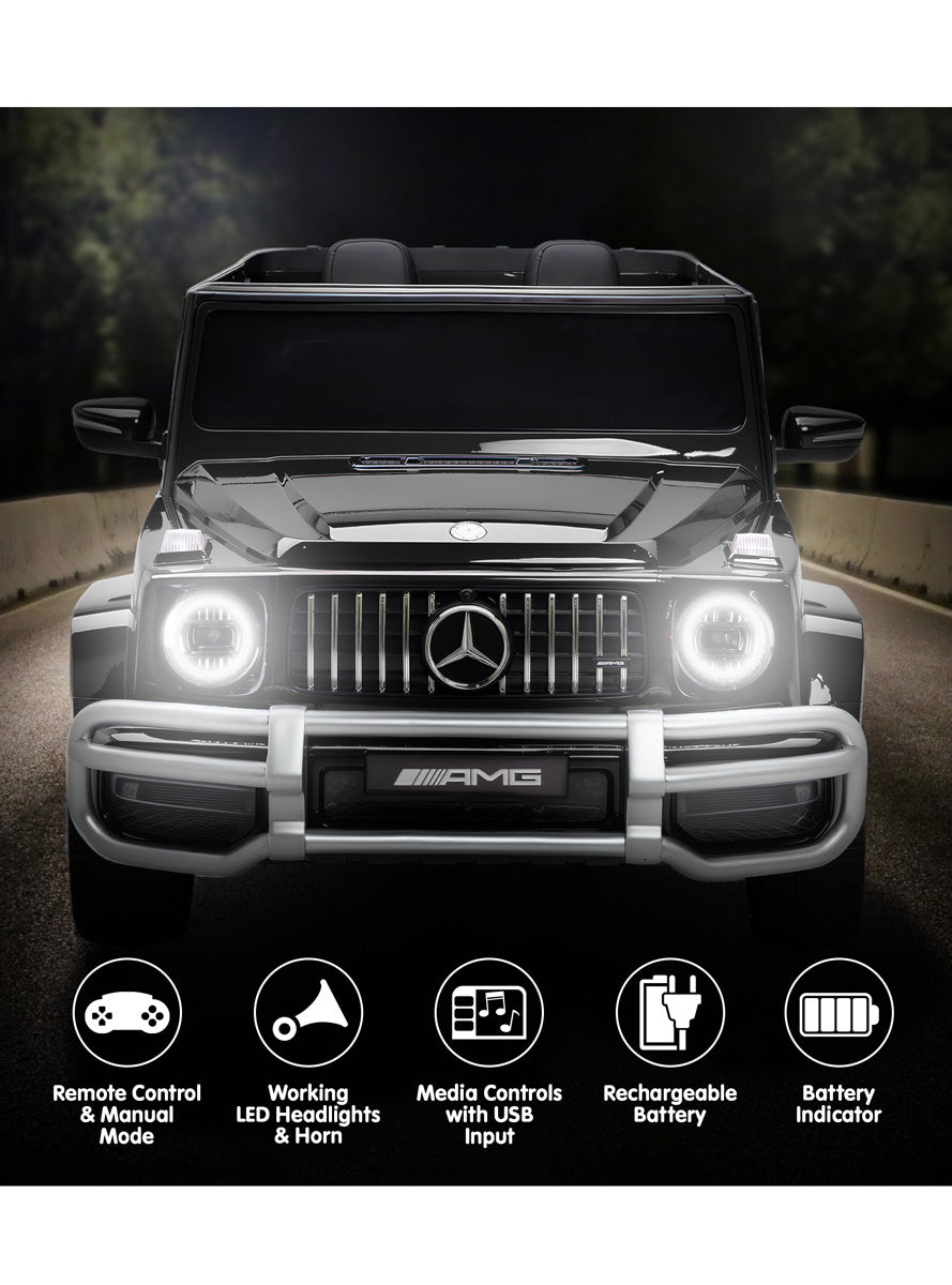 Kahuna Black Mercedes Benz AMG G63 Kids Electric Ride On Car - Info Image 3