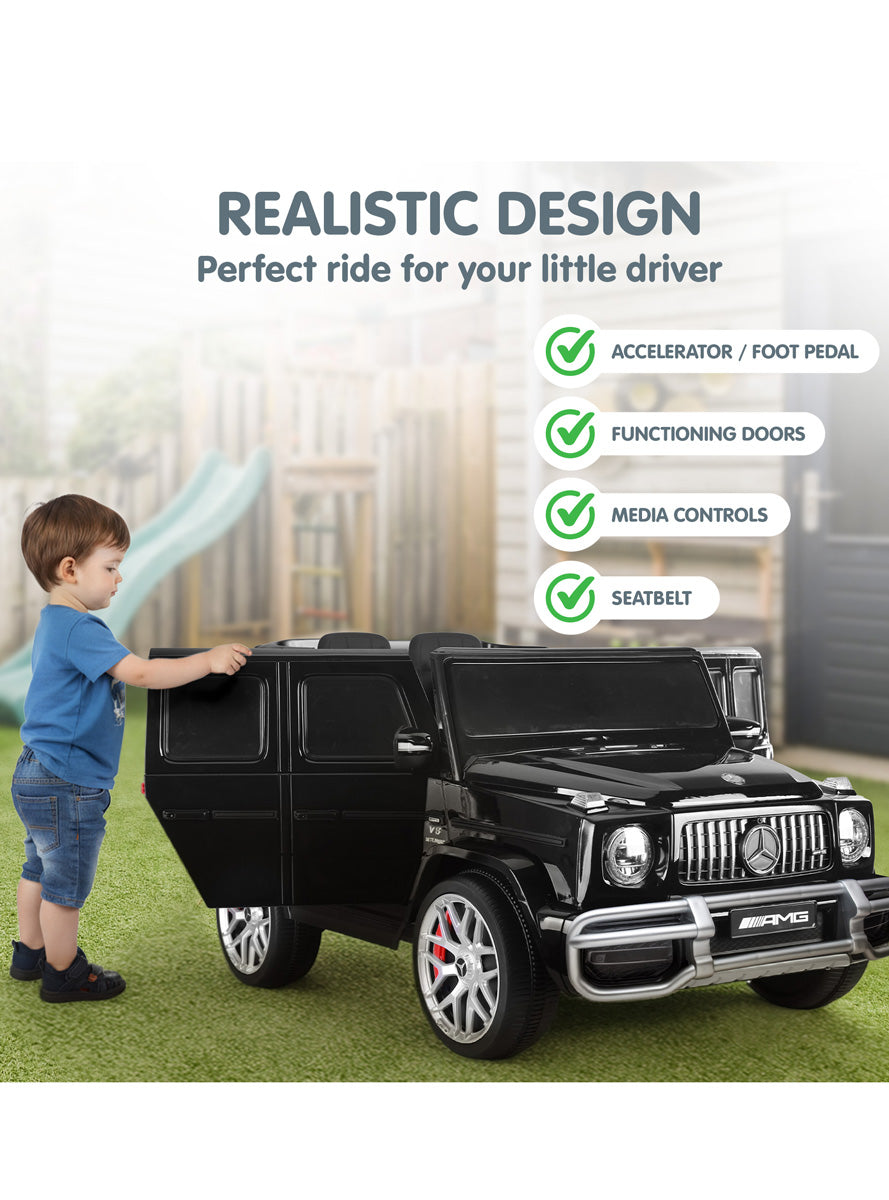 Kahuna Black Mercedes Benz AMG G63 Kids Electric Ride On Car - Info Image 4