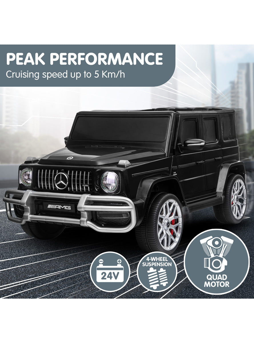 Kahuna Black Mercedes Benz AMG G63 Kids Electric Ride On Car - Info Image 5