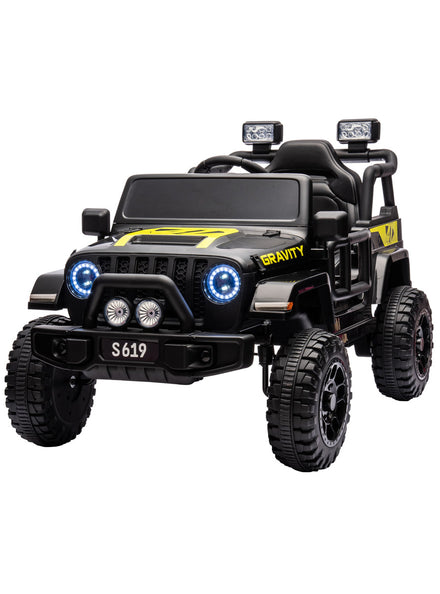 Kids Electric Ride On Car Kahuna S619 Gravity Black - Main Image
