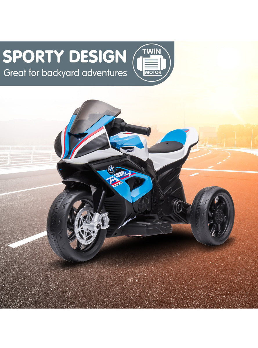 Kids Electric Ride On Motorbike Kahuna BMW HP4 Blue - Info Image 2