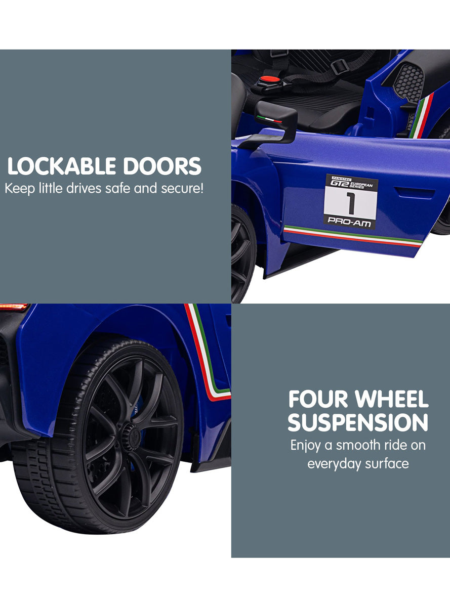 Kids Electric Ride On Car Kahuna Maserati MC20 GT2 Licensed Blue - Info Image 2