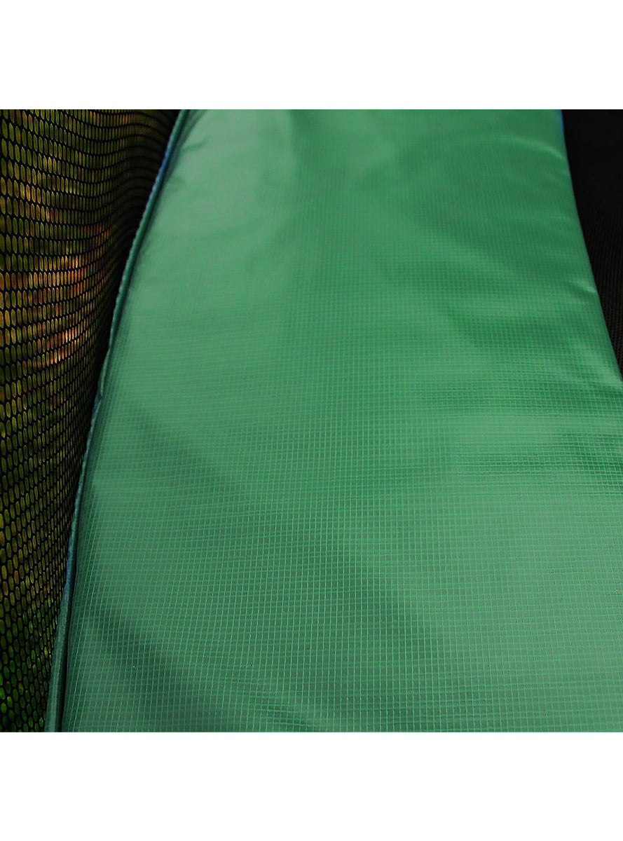 Kahuna classic 6ft round trampoline with green padding and safety net - padding image