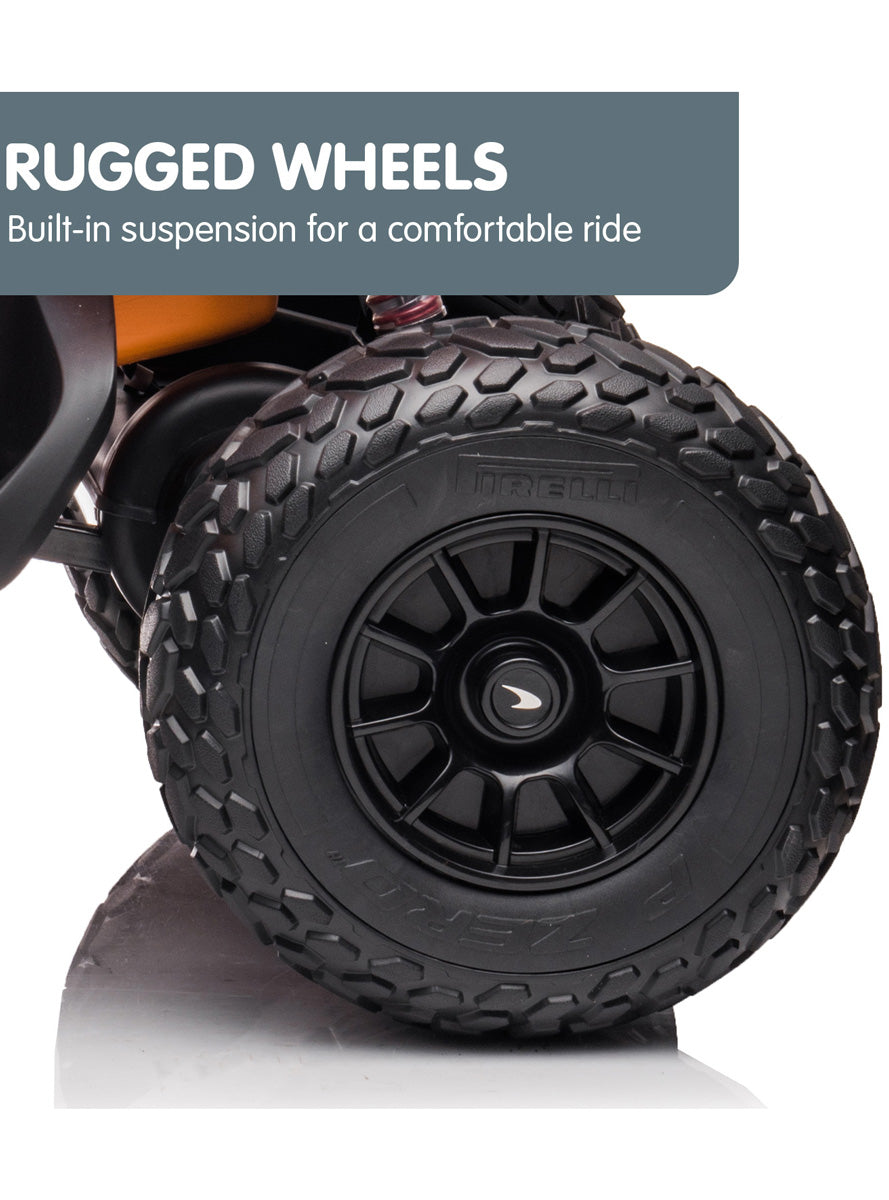 Kids Electric Ride On Quad Bike Kahuna McLaren MCL35 Orange - Info Image 5