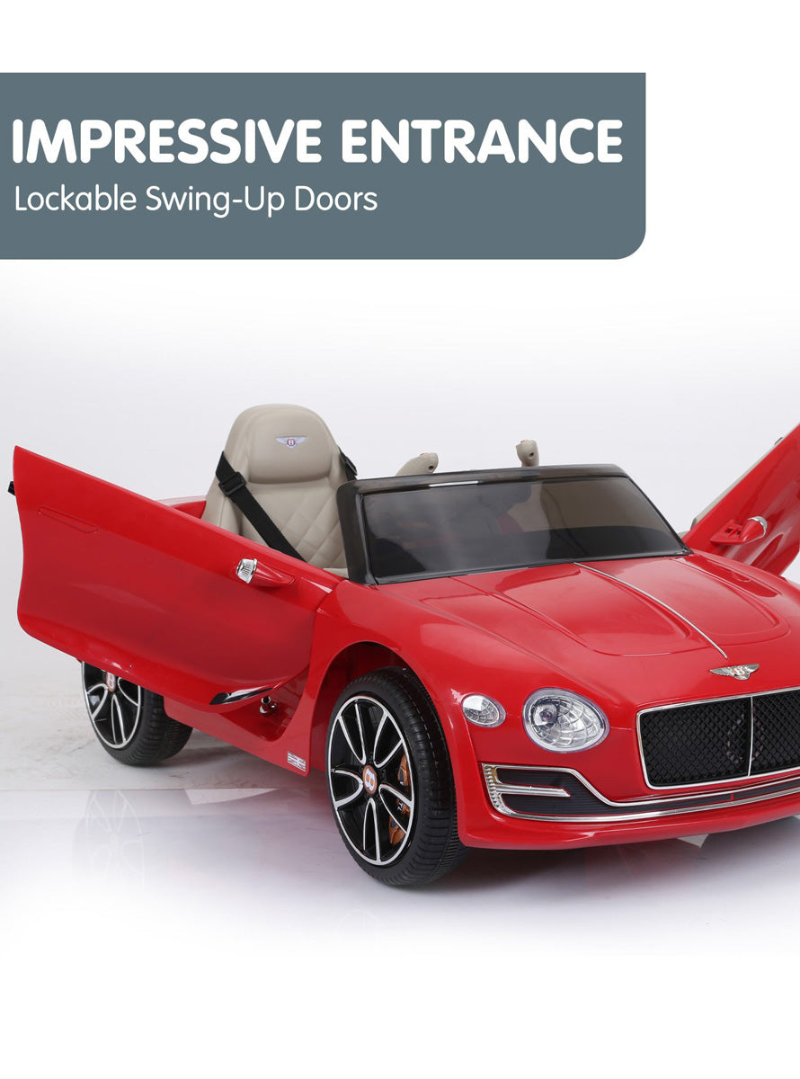 Kids Electric Ride On Car Kahuna Bentley EXP 12 Licensed Speed Red - Info Image 3