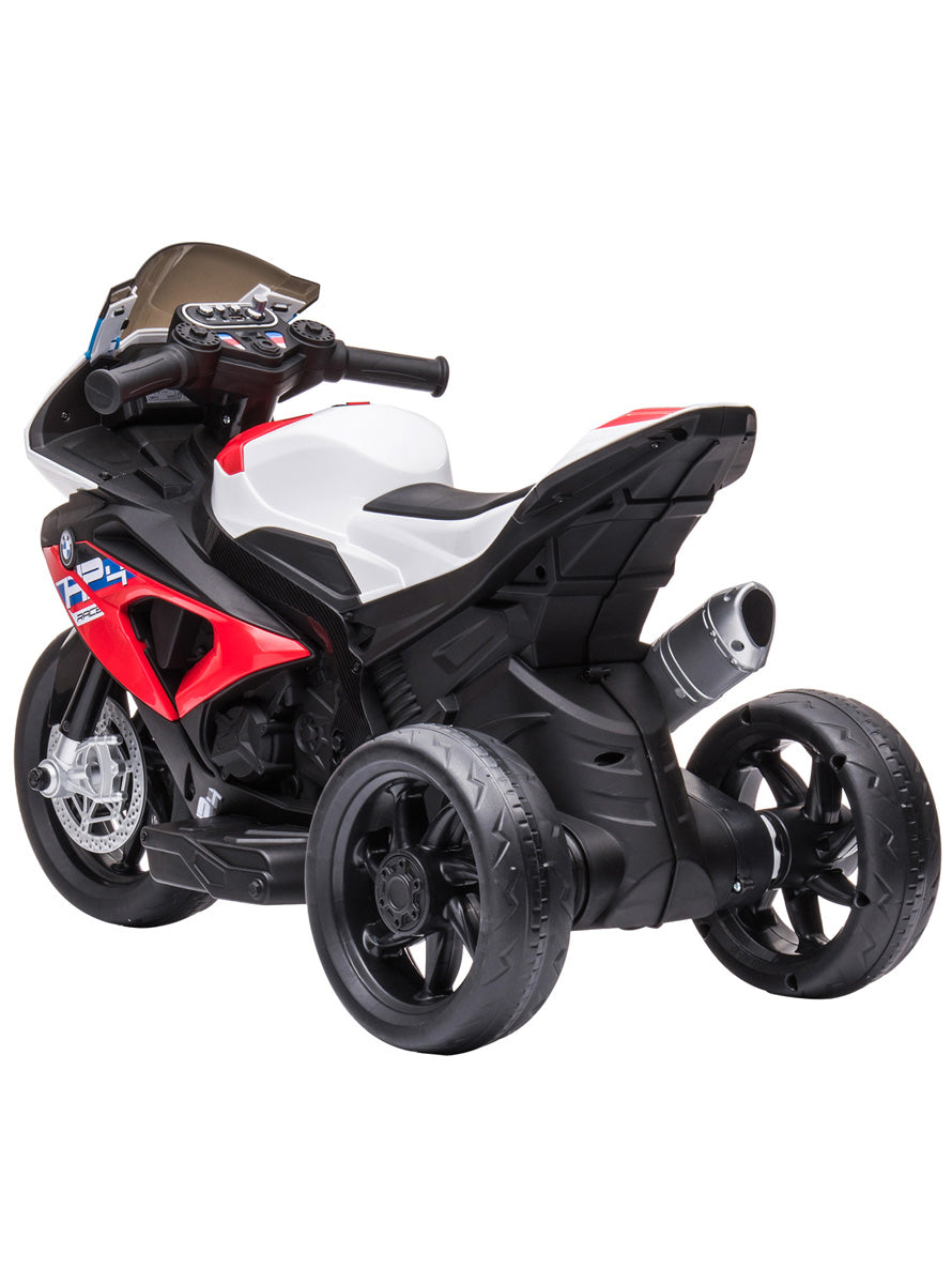 Kids Electric Ride On Motorbike Kahuna BMW HP4 Red - Back Image