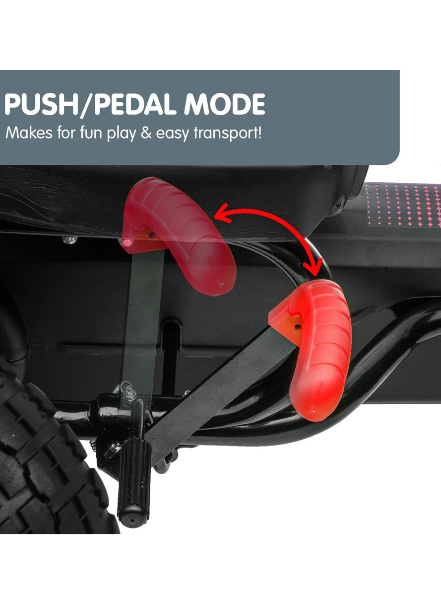 Kids Pedal Powered Go Kart Kahuna G18 Red - Info Image 7
