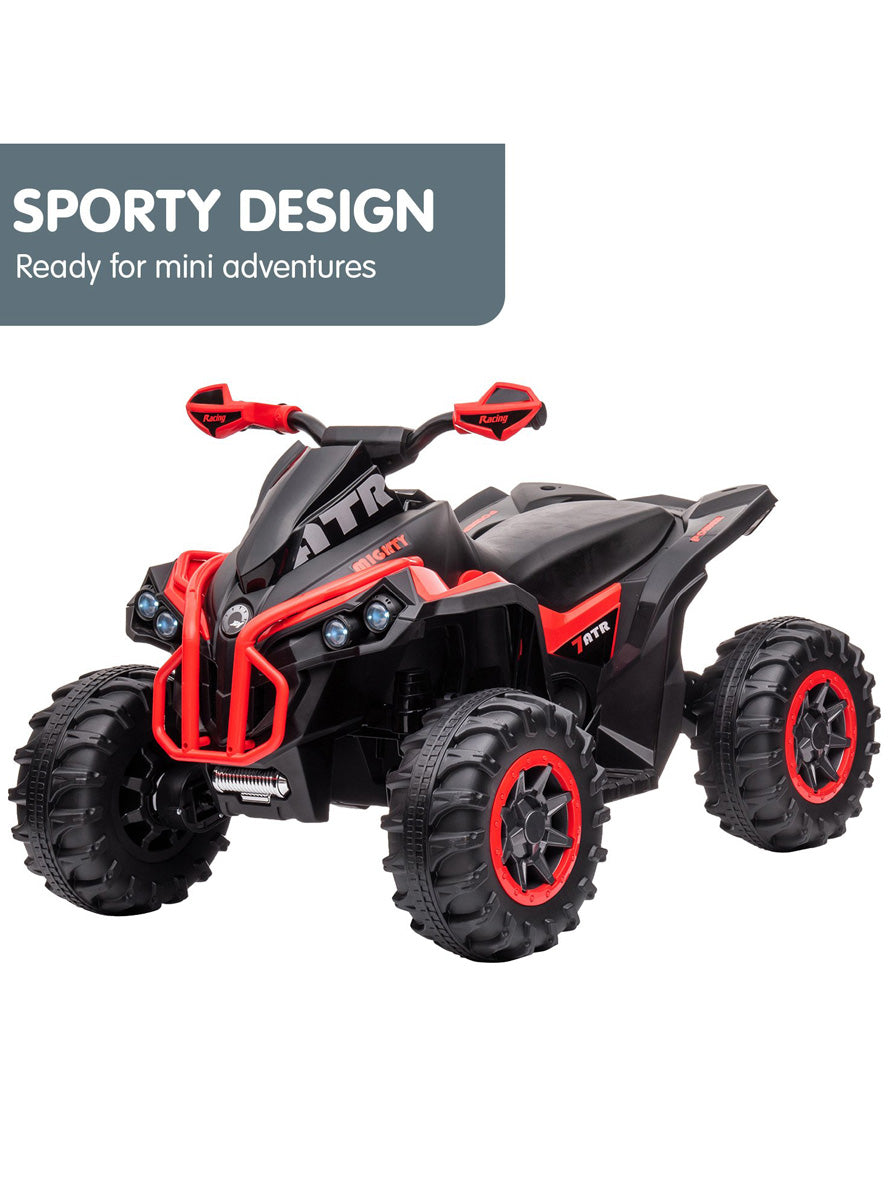 Kids Electric Ride On Quad Bike Kahuna GTS99 Red - Info Image 1