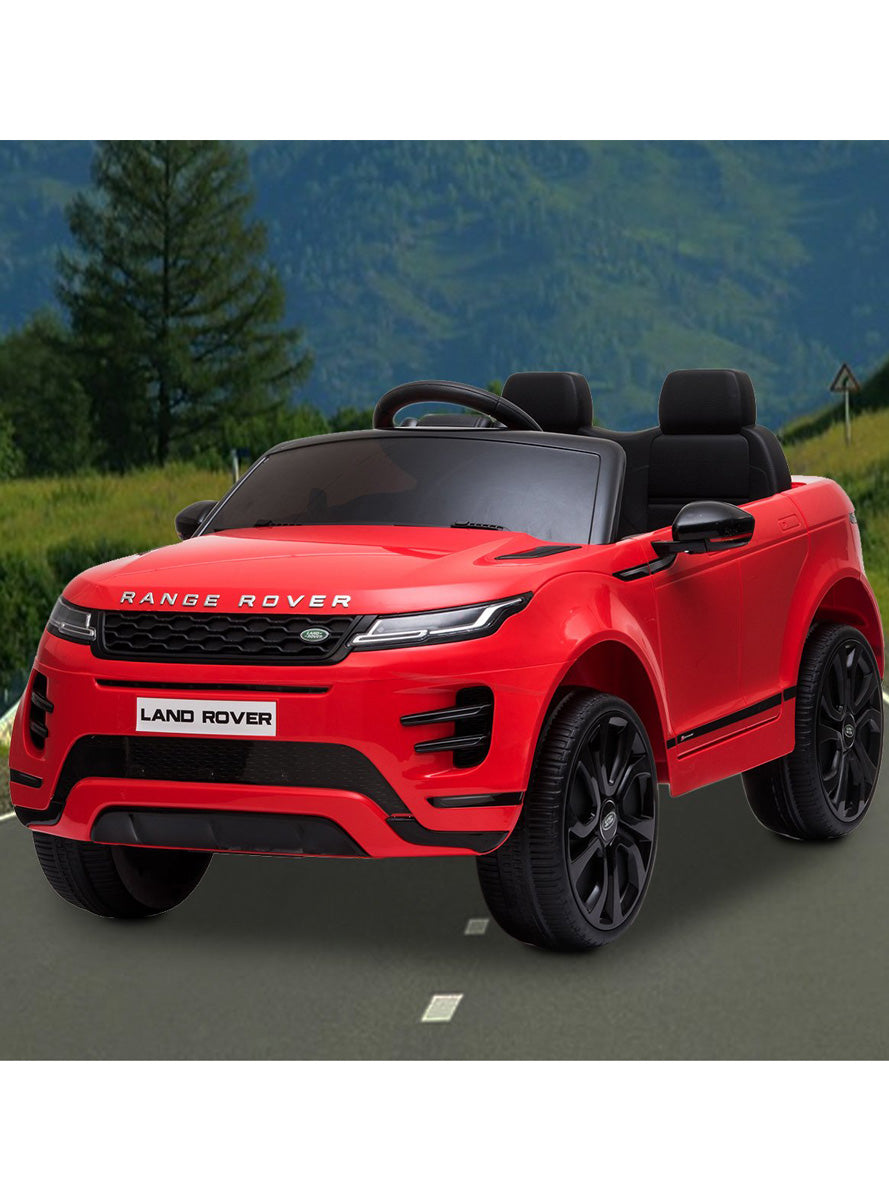 Kids Electric Ride On Car Kahuna Land Rover Licensed Red - Lifestyle Image 1