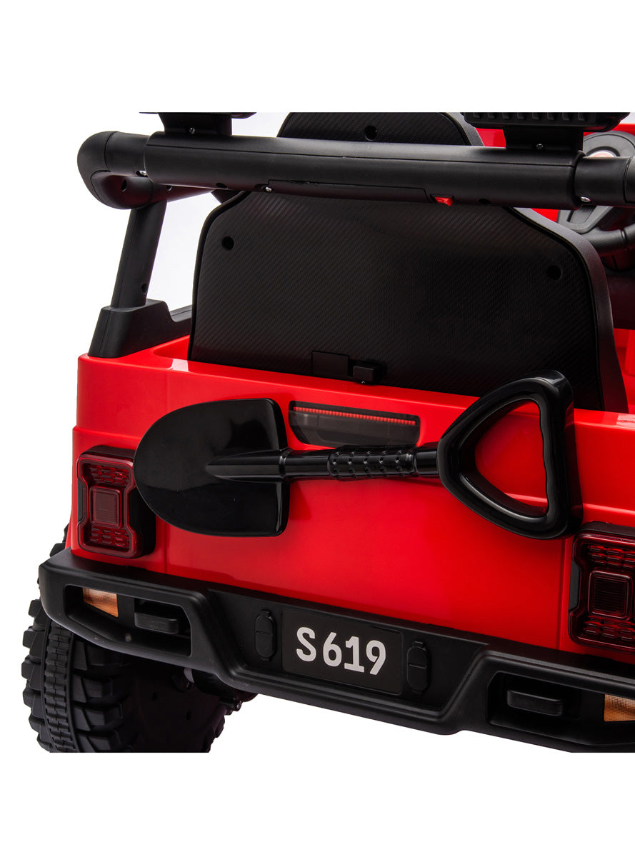 Kids Electric Ride On Car Kahuna S619 Gravity Red - Close Black Image
